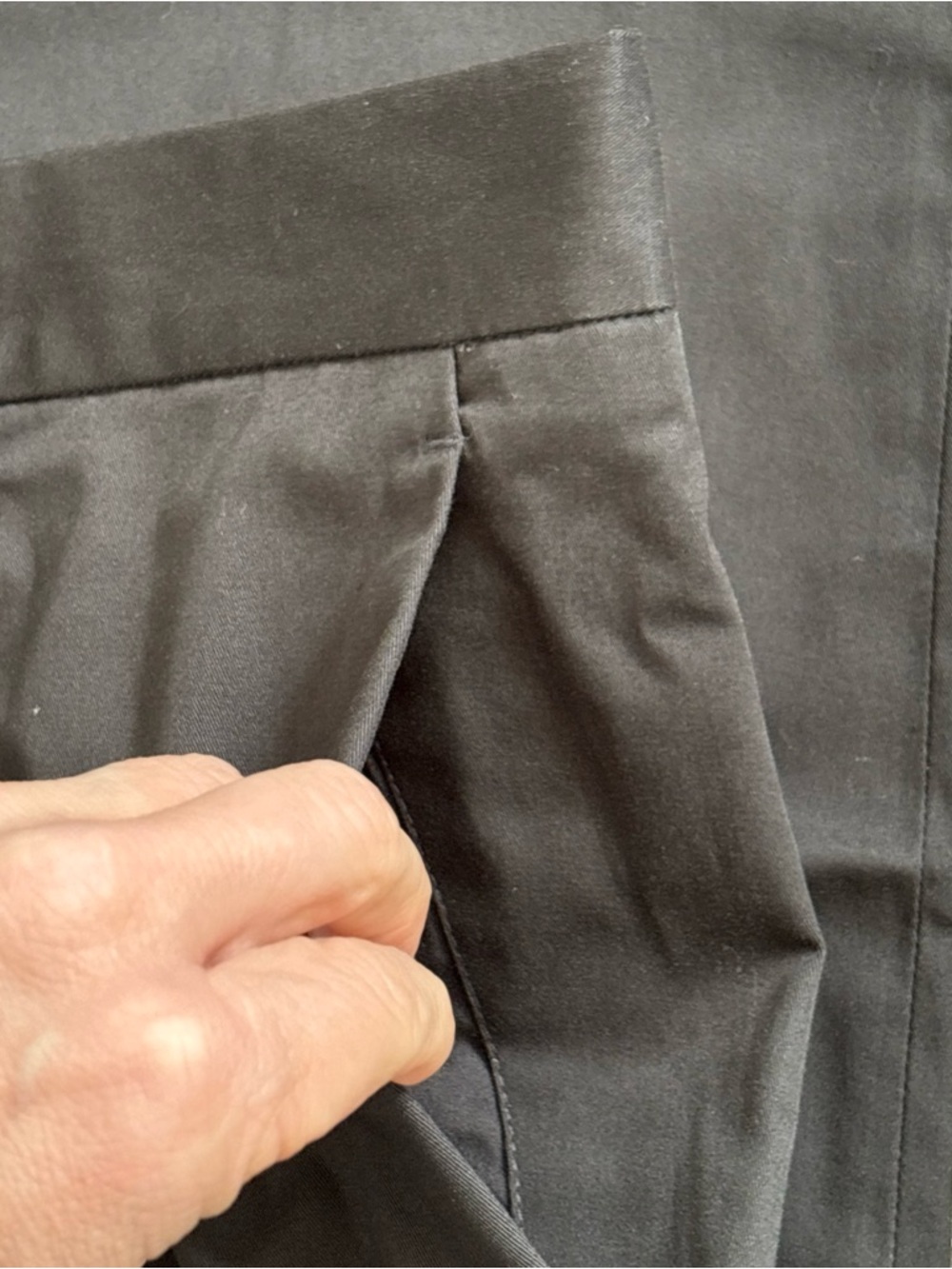 Massimo Dutti Mens Dress Pants Wide Fit Size 36 Black Designer Business Casual - Picture 10 of 16